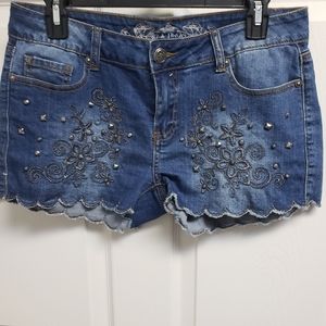 WAX jeans size L rhinestone on front